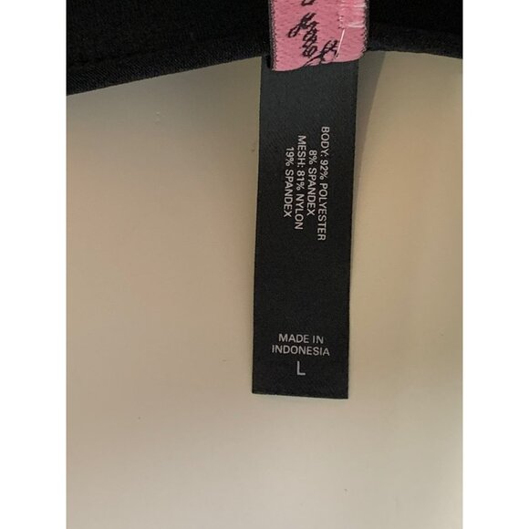 Victoria's Secret Babydoll Goth Grunge Fairy Whimsigoth Mesh Slip Dress L Y2K - Picture 4 of 6